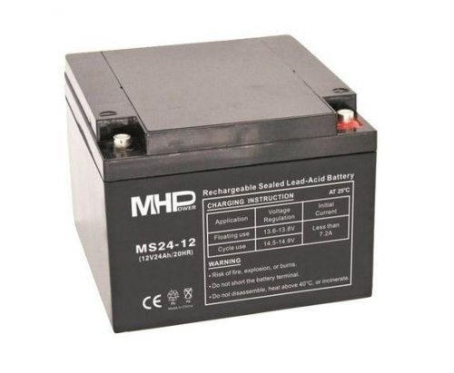 Baterie MHPower MS24-12 VRLA AGM 12V/24Ah , MS24-12
