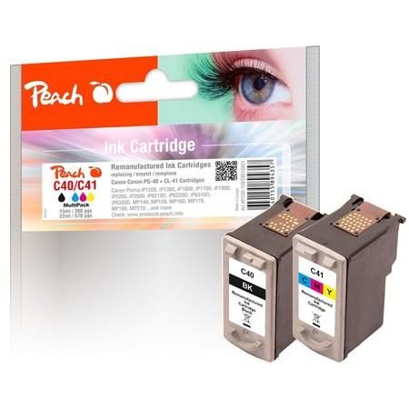 PEACH kompatibilní cartridge Canon PG-40 / CL-41, Black, Color, 23 ml, 22 ml, 316601