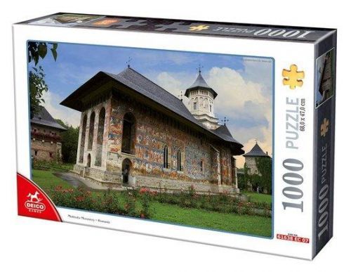 DEICO Puzzle Klášter Moldovita, Rumunsko 1000 dílků