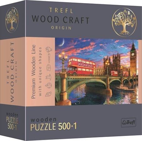 TREFL Wood Craft Origin puzzle Westminsterský palác, Big Ben, Londýn 501 dílků