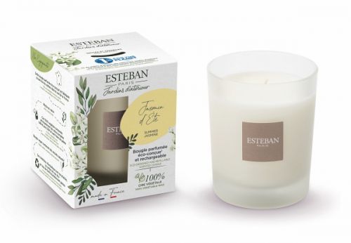 Esteban Paris Parfums  ESTÉBAN VONNÁ SVÍČKA NATURE - SUMMER JASMINE, 180 G
