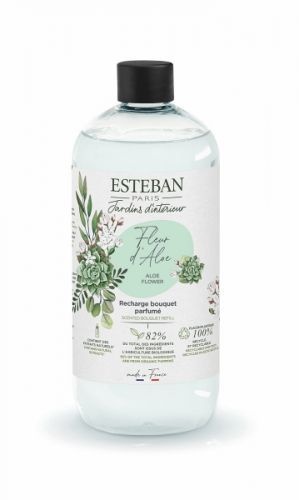 Esteban Paris Parfums  ESTÉBAN NÁHRADNÍ NÁPLŇ DO TYČINKOVÉHO DIFUZÉRU - NATURE - ALOE FLOWER, 500 ML 500 ml