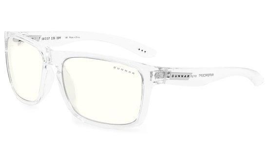 GUNNAR herní brýle INTERCEPT CRYSTAL/ průhledné obroučky / čirá skla, INT-07609