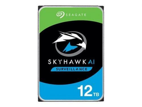 SEAGATE Surveillance AI Skyhawk 12TB HDD SATA 6Gb/s 256MB cache 8.9cm 3.5inch CMR Helium BLK, ST12000VE001