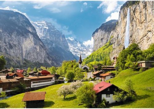 TREFL Puzzle Lauterbrunnen, Švýcarsko 3000 dílků