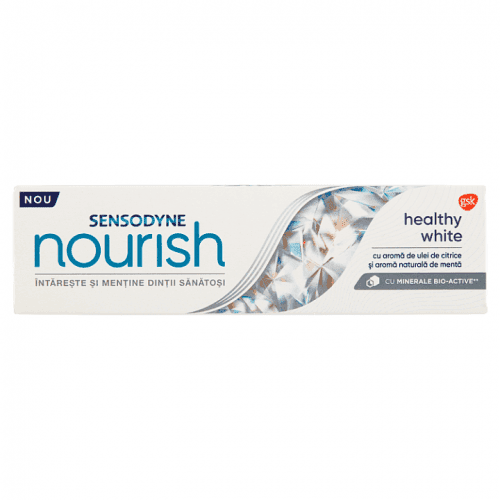 Sensodyne Nourish Healthy White zubní pasta s fluoridem 75ml