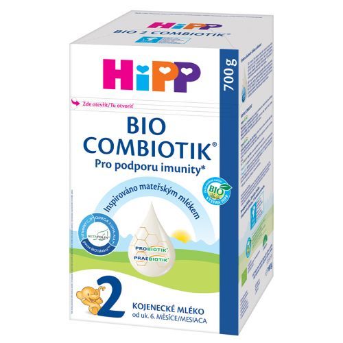 HiPP 2 BIO Combiotik mléko 700g