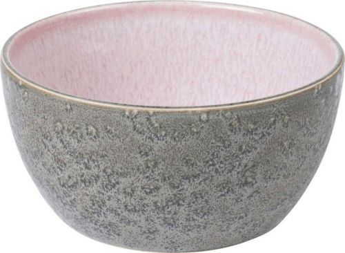 Šedo-růžová kameninová servírovací miska Bitz Premium, ø 14 cm