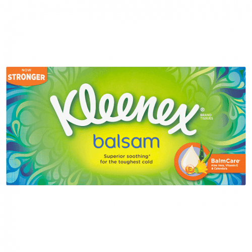 Kleenex Balsam papírové kapesníky 3-vrstvé 72 ks