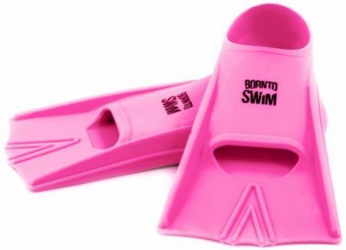 BornToSwim Junior Short Fins Pink S