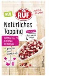 Přířodní zdobení maliny, třešně a rýžové lupínky 15g RUF