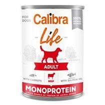 Calibra Dog Life  konz.Adult Beef with carrots 400g 5+1 zdarma (do vyprodání)