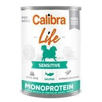 Calibra Dog Life  konz.Sensitive Salmon with rice 400g 5+1 zdarma (do vyprodání)