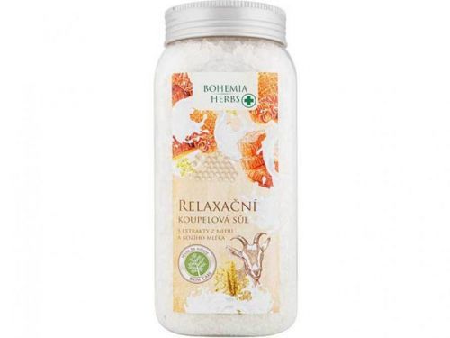 Sůl do koupele 900 g – med a kozí mléko