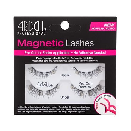 Ardell Magnetic Pre-Cut Demi Wispies magnetické umělé řasy s aplikátorem 1 ks odstín Black