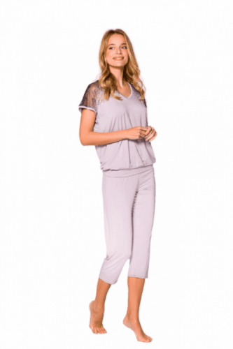 Babella New York Dámské pyžamo S stříbrná