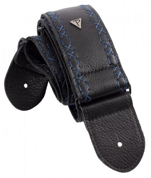 Perri's Leathers Fancy Stitch Black & Blue