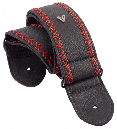 Perri's Leathers Fancy Stitch Black & Red