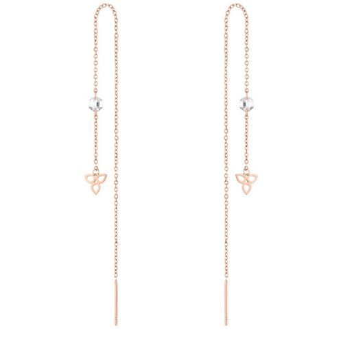 Tamaris Fashion dlouhé bronzové náušnice TJ-0006-E-12