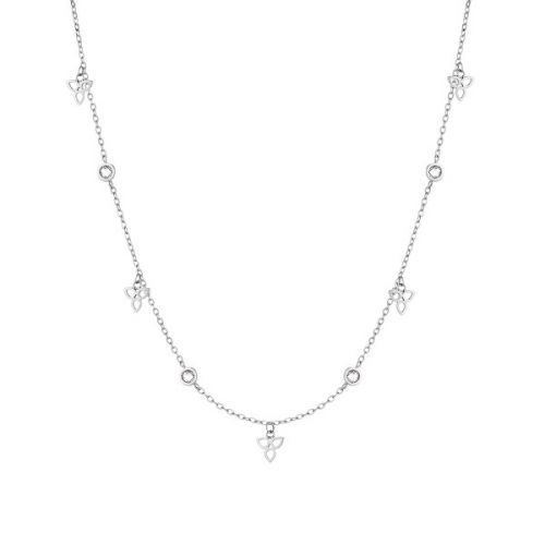 Tamaris Stylový ocelový náhrdelník se zirkony TJ-0001-N-45
