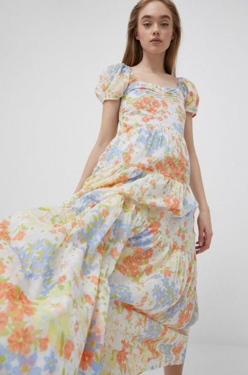 Bavlněné šaty Billabong maxi, áčková