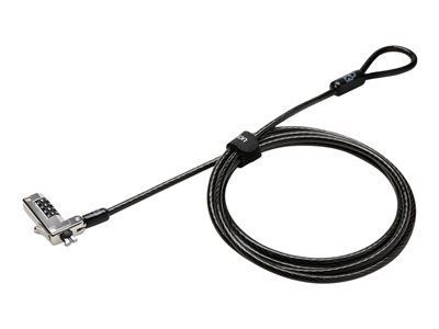 Kensington Slim Combination Laptop Lock - Bezpečnostní kabelový zámek, K60600WW
