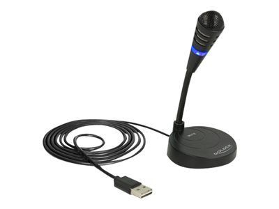 Delock - Mikrofon - USB - černá, 65868