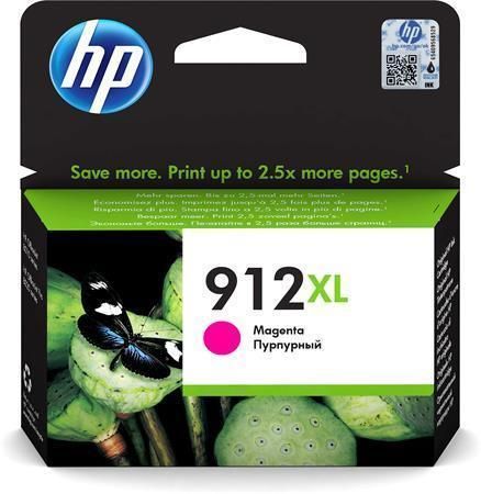 3YL82AE Inkoustová cartridge HP 912XL, do tiskárny OfficeJet 8023 All-in-One, purpurová, 825 stránek, 3YL82AE