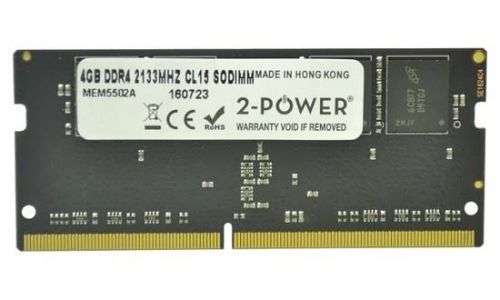 2-Power 4GB PC4-17000S 2133MHz DDR4 CL15 Non-ECC SoDIMM 1Rx8 (DOŽIVOTNÍ ZÁRUKA)