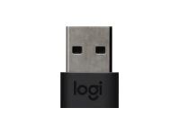 Logitech Logi Zone Wired USB-A Adapter - USB adaptér - USB typ A (M) do USB-C (F) - grafit - pro Zone Wired MSFT Teams