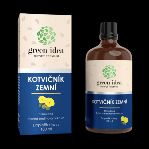 TOPVET Kotvičník zemní - bezlihová tinktura 100 ml