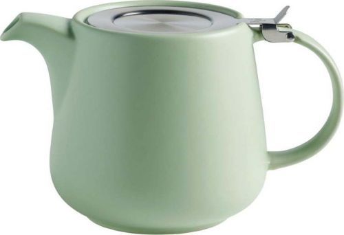 Zelená porcelánová čajová konvice se sítkem Maxwell & Williams Tint, 1,2 l