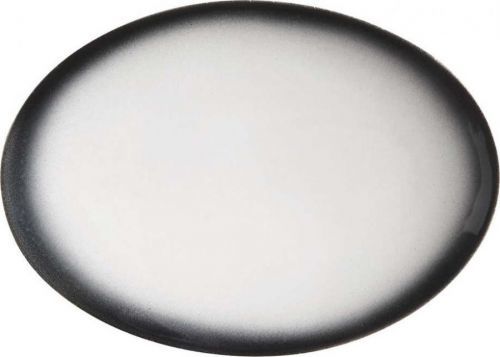 Bílo-černý keramický oválný talíř Maxwell & Williams Caviar, 30 x 22 cm