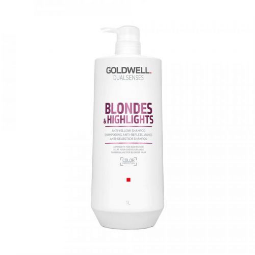 Goldwell Dualsenses Blondes & Highlights šampon pro blond vlasy neutralizující žluté tóny  1000 ml
