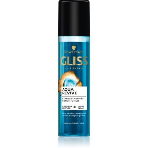 Schwarzkopf Gliss Aqua Revive bezoplachový balzám pro rychlou úpravu vlasů ve spreji 200 ml