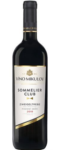 Víno Mikulov Sommelier Club Zweigeltrebe 2018 pozdní sběr 0.75l