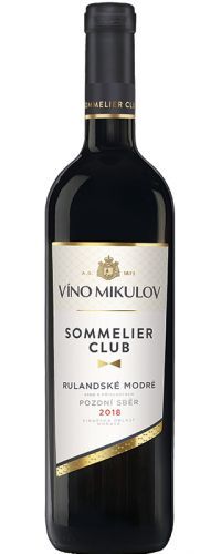 Víno Mikulov Sommelier Club Rulandské modré 2018 pozdní sběr 0.75l