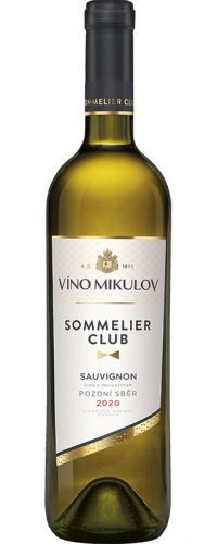 Víno Mikulov Sommelier Club Sauvignon 2020 pozdní sběr 0.75l