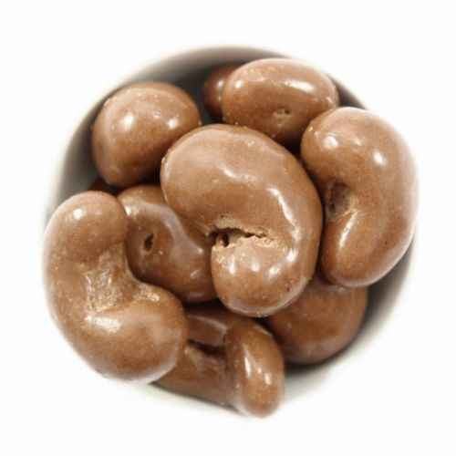 Veselá Veverka Kešu ořechy v mléčné čokoládě 300 g