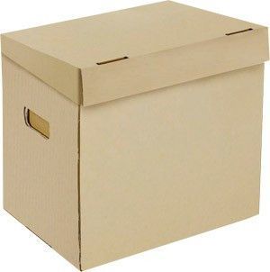 Archivační krabice 350x240x300mm na 3 boxy EMBA přírodní