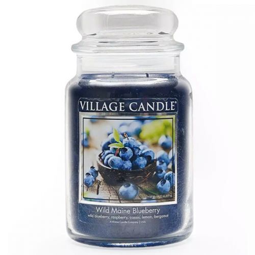 Village Candle Vonná svíčka ve skle Wild Maine Blueberry 602 g