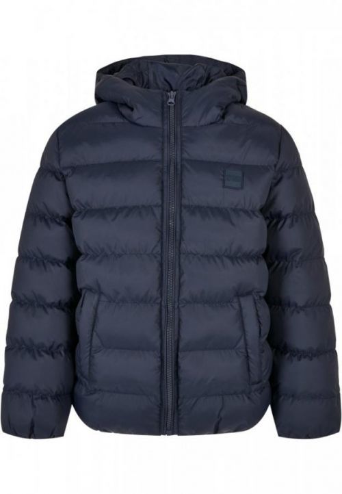 Boys Basic Bubble Jacket - navy/white/navy 110/116