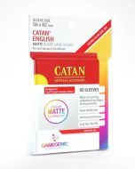 Gamegenic Matte Catan-Sized Sleeves 56x82mm - Clear (60)