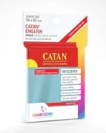 Gamegenic Prime Catan-Sized Sleeves 56x82mm - Clear (60)