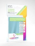 Gamegenic Prime Standard American Sleeves (59x91mm) - Clear (50)
