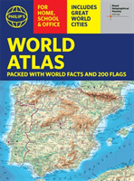 Philip's RGS World Atlas (A4) - with Global Cities, Facts and Flags (Philip's Maps)(Paperback / softback)