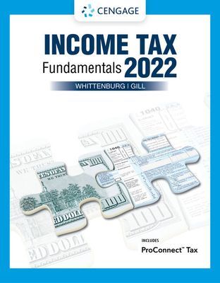 Income Tax Fundamentals 2022 (with Intuit ProConnect Tax Online) (Altus-Buller Martha (San Diego California))(Paperback / softback)