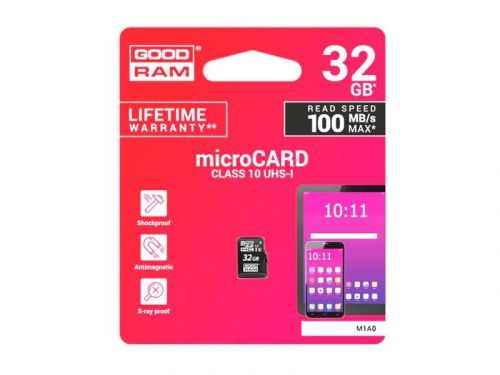 Karta paměťová GOODRAM microSD 32 GB UHS-I bez adaptéru