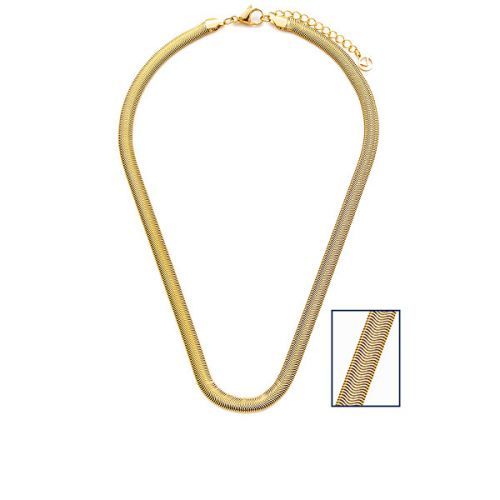 Viceroy Výrazný pozlacený náhrdelník z oceli Chic 1372C01012