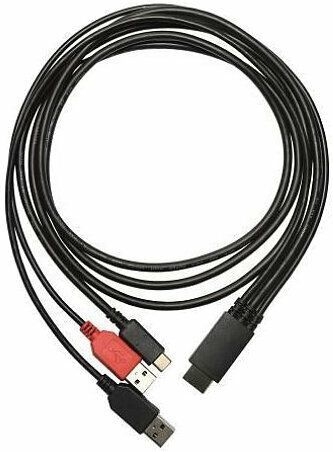 XP-Pen 3v1 cable Černá 20 cm USB kabel